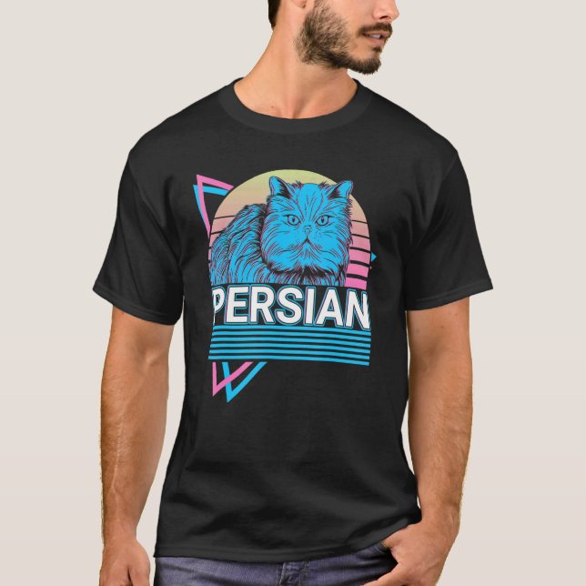 Perserkat Retro T Shirt (Framsida)