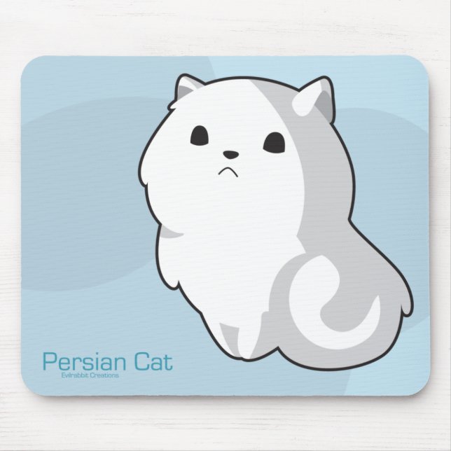 Perserkatt Mousepad Musmatta (Framsidan)