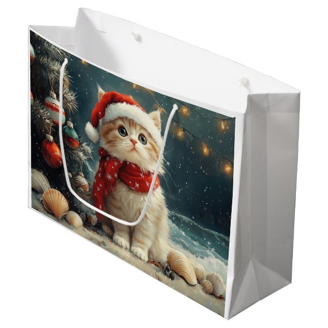 Perserkatte Jul Vintage Strand (Framsidan Vinklad)