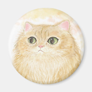 Perserkattillustrationmagneter Magnet