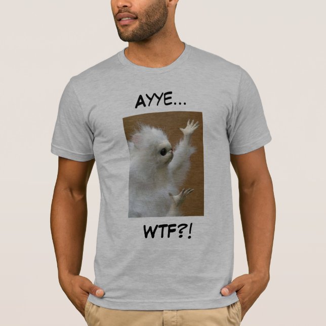 PerserkattmemeAyye WTF skjorta T Shirt (Framsida)