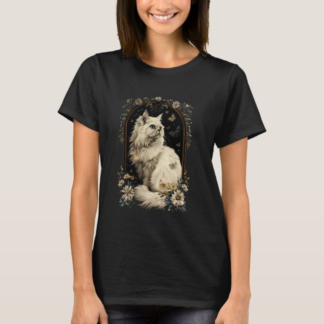 Perserkattsblomma T Shirt (Framsida)