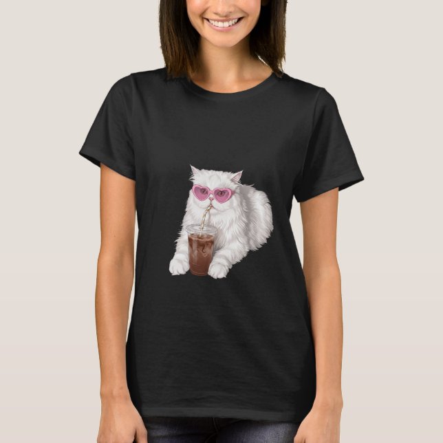 Perserkattskjorta Comfort Colors T Shirt (Framsida)