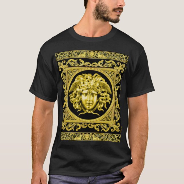 Perseus gyllene Medusa T Shirt (Framsida)
