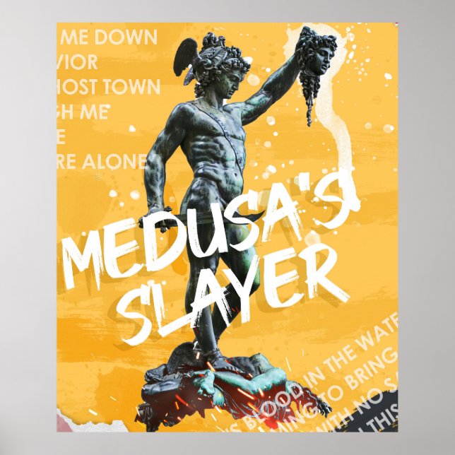 Perseus halshuggade i Gorgon Medusa Poster (Framsidan)