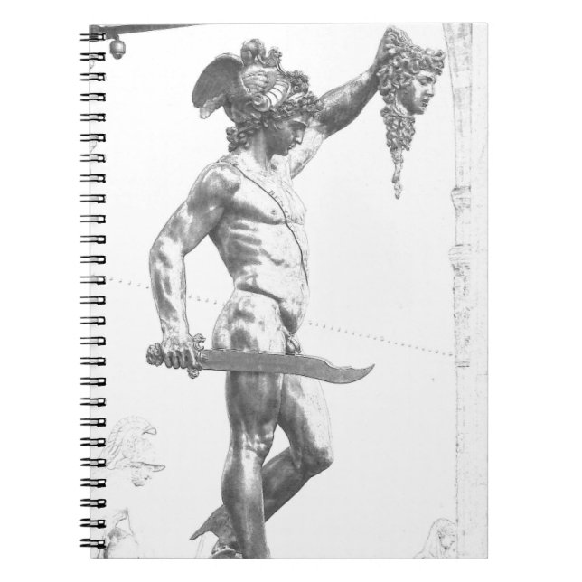 Perseus med chef för Medusa Anteckningsbok (Framsidan)