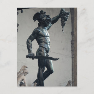Perseus med ledaren för Medusa Vykort