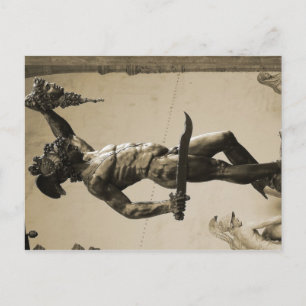 Perseus med ledaren för Medusa Vykort