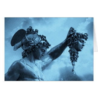 Perseus mot Medusa Hälsningskort