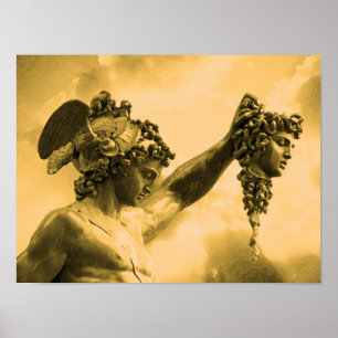 Perseus mot Medusa Poster