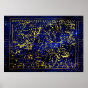 Perseus och andromeda-konstellation poster