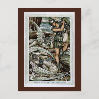 Perseus och Gorgons Vykort