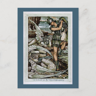 Perseus och Gorgons Vykort