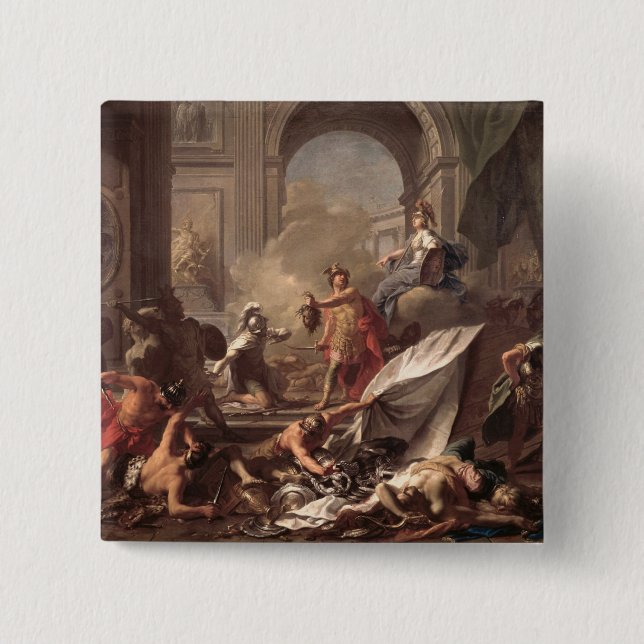 Perseus under skyddet av Minerva Knapp (Framsida)