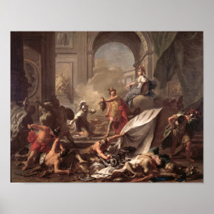 Perseus under skyddet av Minerva Poster