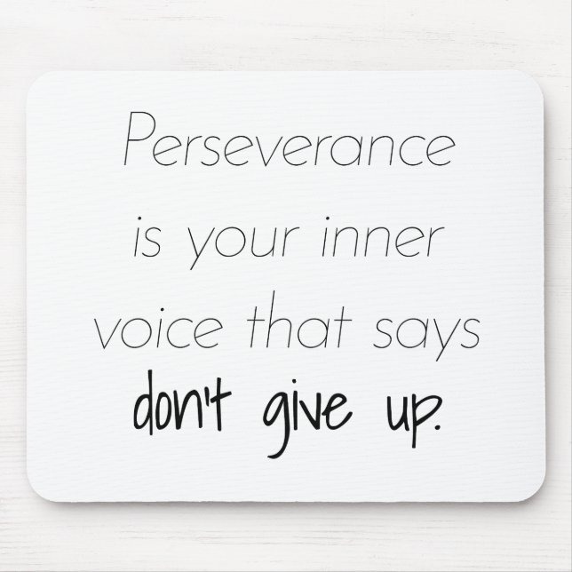 Perseverance Mouse Pad Musmatta (Framsidan)