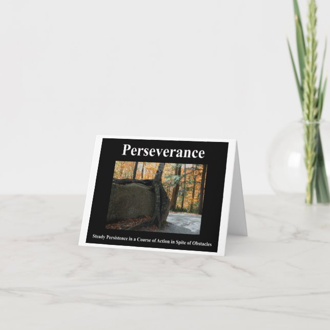 Perseverance Note Card Kort (Framsida)