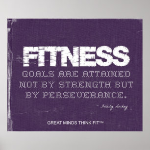 Perseverance Poster för lyckad Fitness