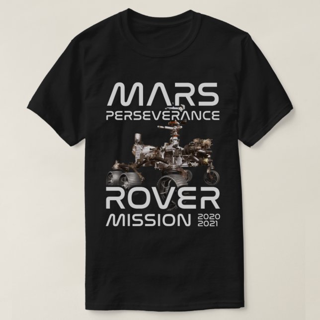 Perseverance Rover T Shirt (Design framsida)