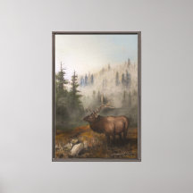"Perseverance The Elk" "16 x 24" Framed