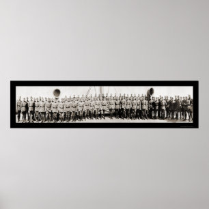 Pershing Officer Frakt Photo 1919 Poster