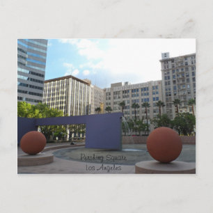 Pershing Square- Los Angeles Vykort