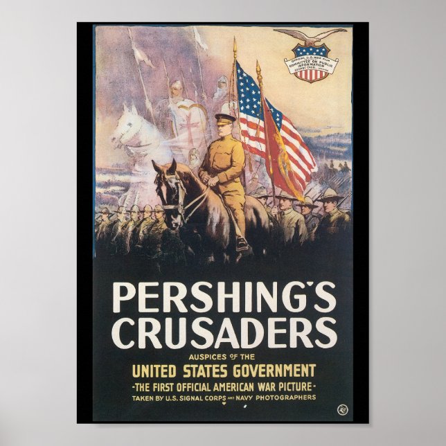 Pershings Crusader Världskrig II Poster (Framsidan)