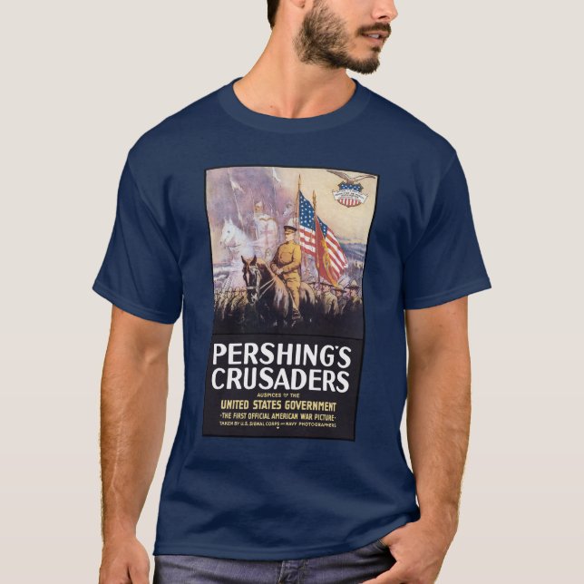 Pershings korsfarare t shirt (Framsida)