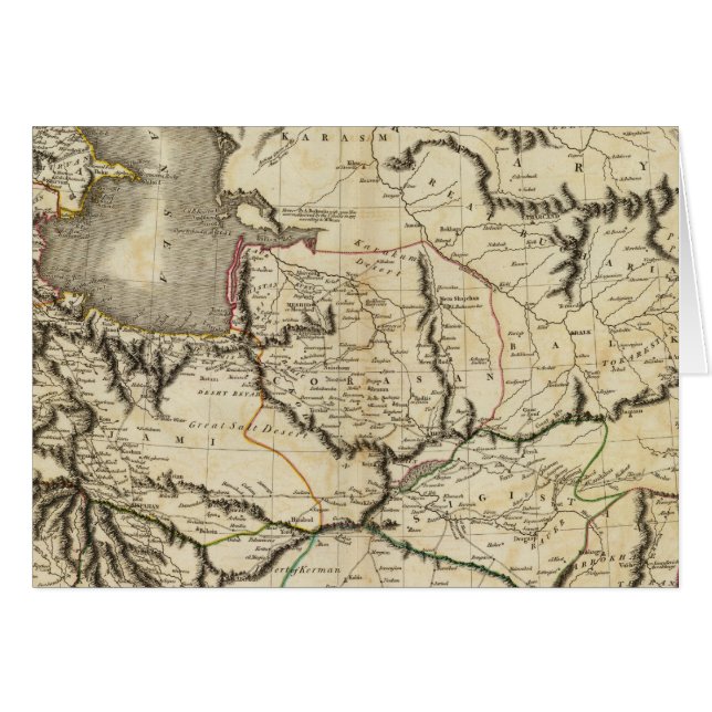 Persia 4 hälsningskort (Framsidan Horizontal)