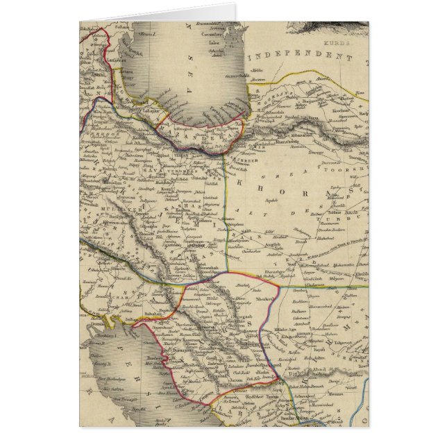 Persia 6 hälsningskort (Framsidan)