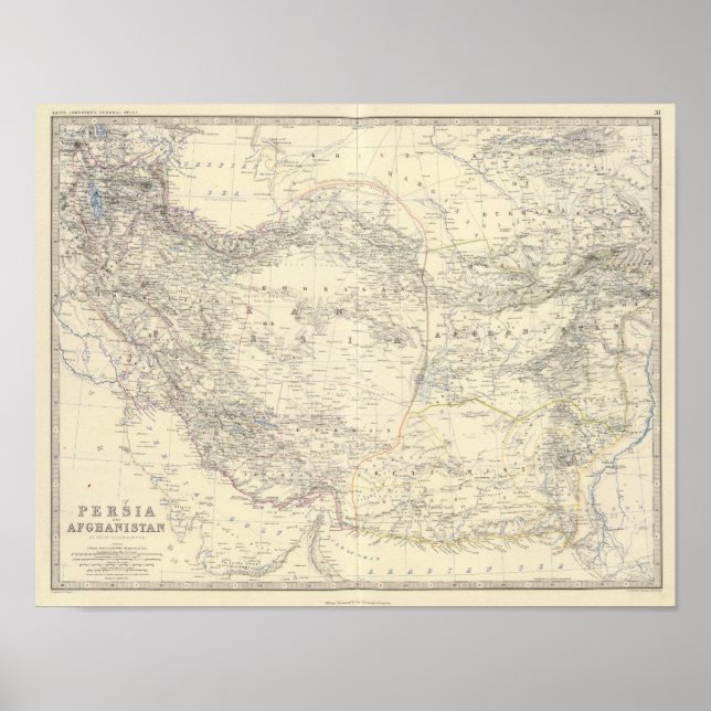 Persia, Afghanistan Poster (Framsidan)