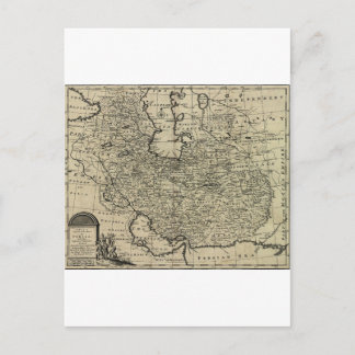 Persia Ancient Karta 1747 Vykort