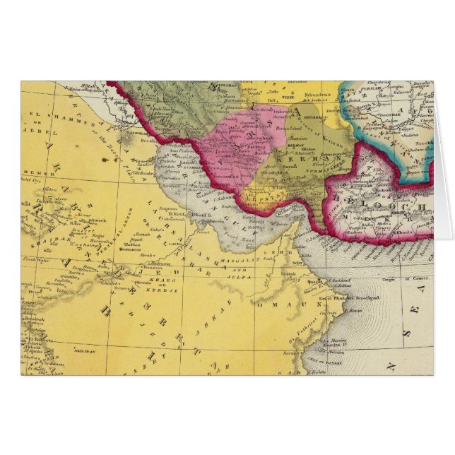 Persia Arabia 2 Hälsningskort (Framsidan Horizontal)