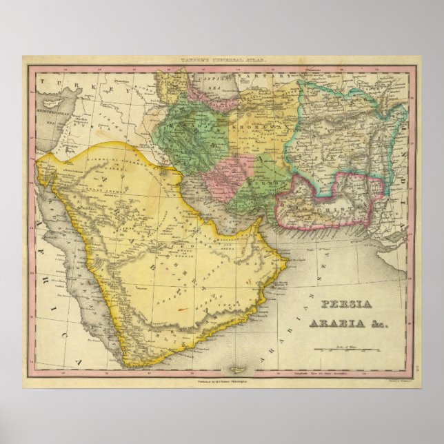 Persia Arabia Poster (Framsidan)