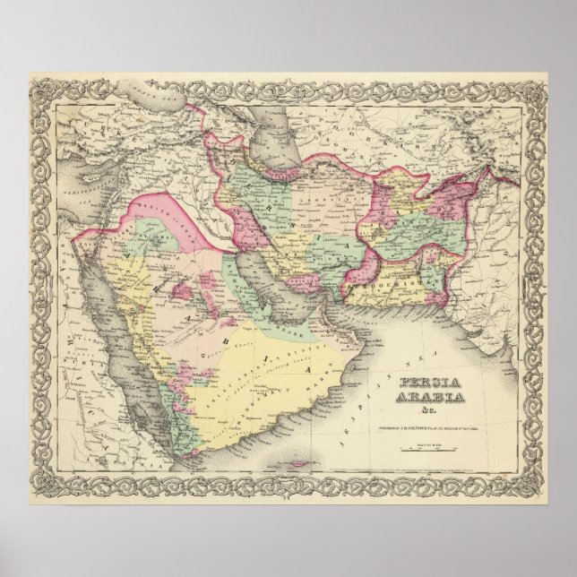 Persia Arabia Poster (Framsidan)