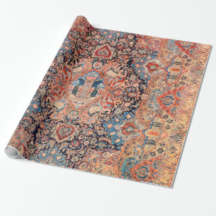 Persia Carpet Black Blue Presentpapper