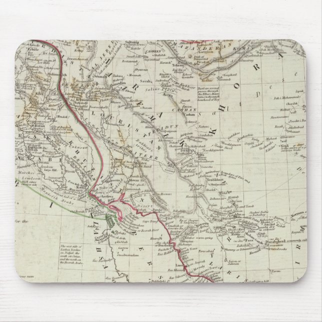 Persia, det ottomanska imperiet musmatta (Framsidan)