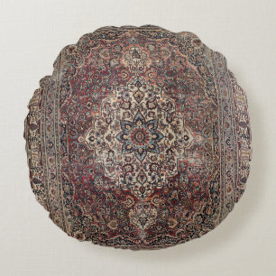 Persia Doroksh Dusty Dull Blue Grått Grönt Rund Kudde