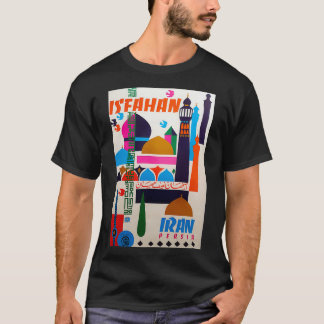 Persia Isfahan vintage resor poster T Shirt