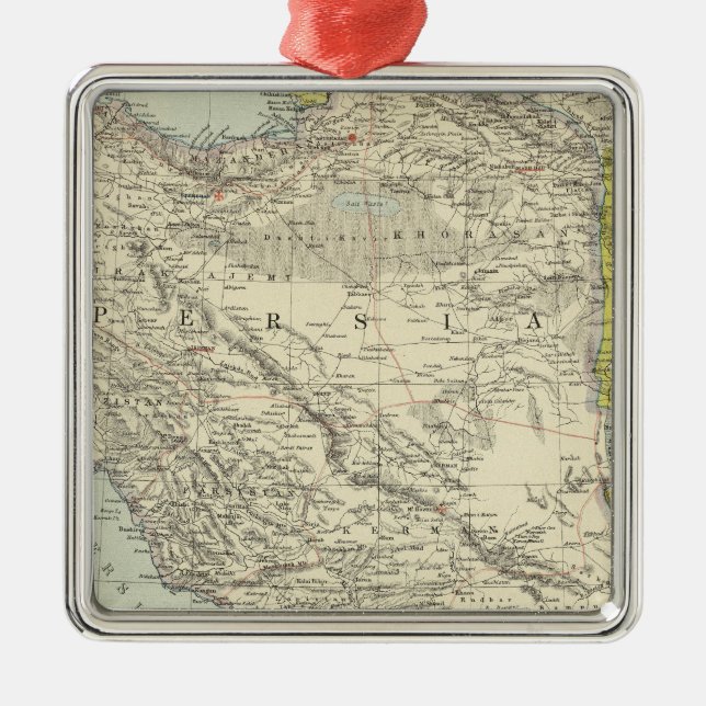 Persia Julgransprydnad Metall (Framsidan)