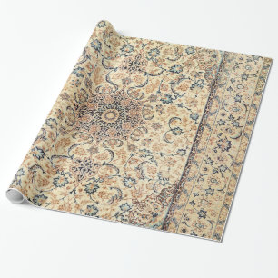 Persia Light Gult Dusty Blue Presentpapper