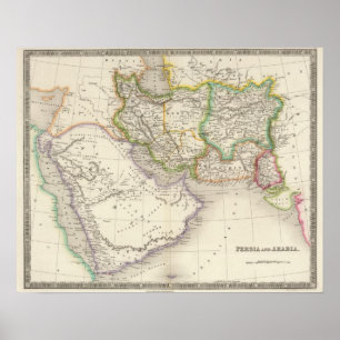 Persia och Arabia Poster