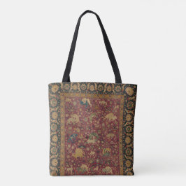 Persian Animal Carpet Tote Tygkasse