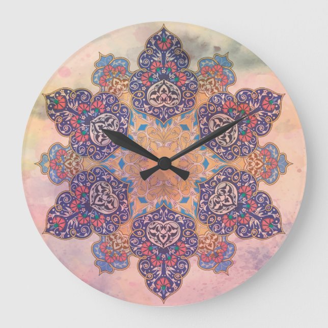 Persian Art Stor Klocka (Framsida)