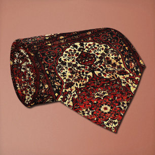 Persian carpet look - mörk red and kräm - boho slips