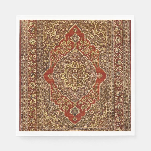 Persian Carpet look - Tabris Pappersservett (Framsidan)