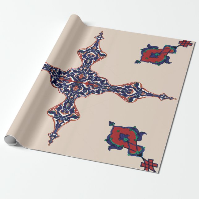 Persian Carpet motif Presentpapper (Utrullad)
