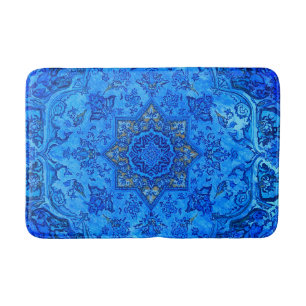 Persian Carpet Stil i Blues Badrumsmatta
