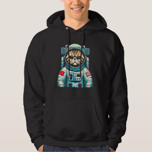 Persian Cat Astronaut Space Kostym Hoodie