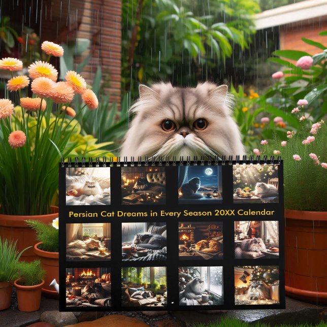 Persian Cat Dreams varje säsong 20XX Kalender (Skapare uppladdad)